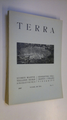 Terra 1937 n:o 1-4 : Suomen maantieteellisen seuran aikak...