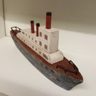 BOAT 35 X 7 X 17CM	(57 241)	(sea-123) puulaiva - pikkukuva 2