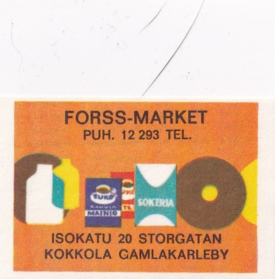 Kokkola, Forss - Market  .b479