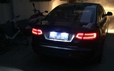 Audi A3/A4/A8 LED rekisterikilven valot — kirkkaan valkoin