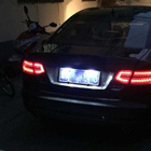 Audi A3/A4/A8 LED rekisterikilven valot — kirkkaan valkoin - pikkukuva 1
