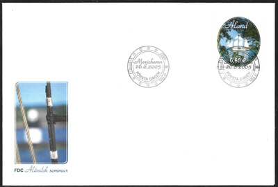 FDC Åland 2005  Ahvenanmaalainen kesä  LaPe ÅL 257