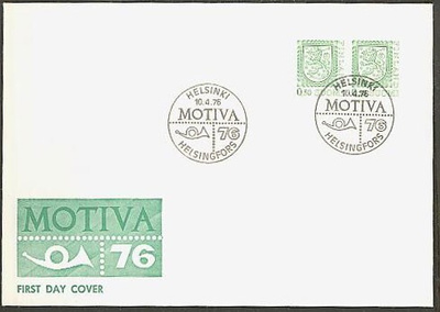 1976 50p leijona FDC