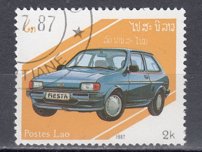 Laos 1987 Mi 1012 Ford Fiesta II