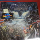 SAXON - ROCK THE NATIONS VG+/EX- LP - pikkukuva 1