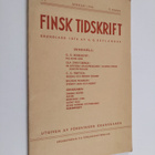 Finsk tidskrift : kultur - ekonomi - politik ; januari 1944 - pikkukuva 1