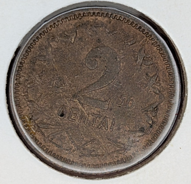 Liettua 2 Centai 1936
