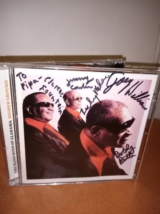 CD BLIND BOYS OF ALABAMA :  HIGHER GROUND (SIGNED)