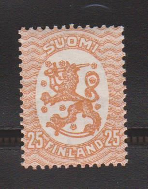 1919 Saarinen 25 p ruskea  **  Lape 92A