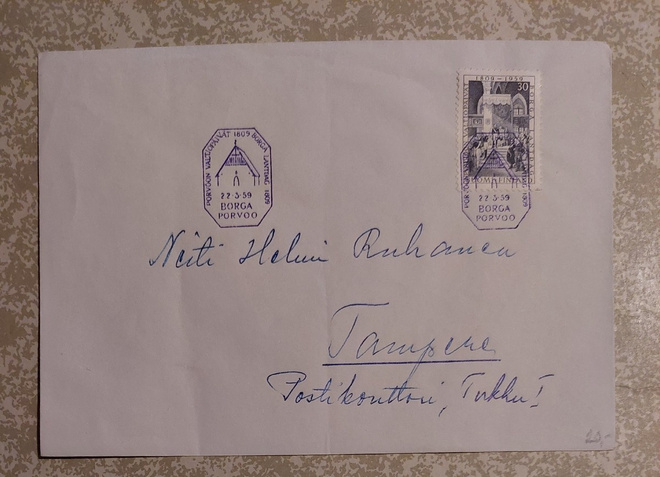 1959  Porvoon valtiopäivät FDC