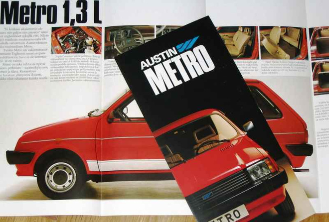 1983 Austin Metro  esite - KUIN UUSI - suomalainen