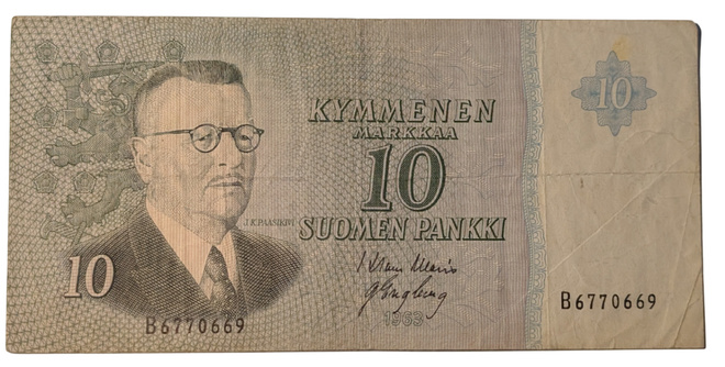 10 Markkaa 1963 ilman Litt B6770669