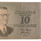 10 Markkaa 1963 ilman Litt B6770669 - pikkukuva 1
