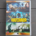 DVD: Eagle Eye + Watchmen + Cloverfield 3xDVD (2007-2009) - pikkukuva 1
