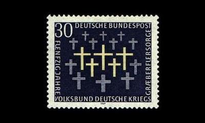 Saksa 586 ** Sankarihautausmaiden hoitojärjestö 50v (1969)