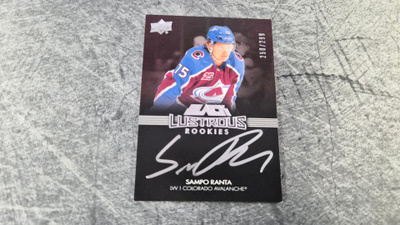 Sampo Ranta 2021-22 Black Lustrous Rookies