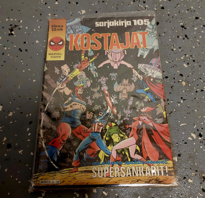Sarjakirja 105 Kostajat Marvel