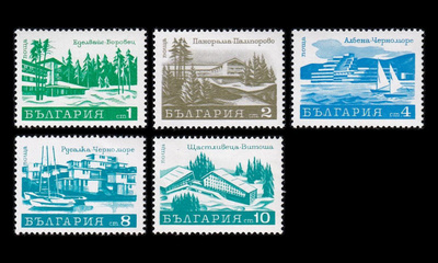 Bulgaria 2066-70 ** Käyttösarja lomakohteet (1970)