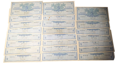 5 Markkaa 1963 ilman Litt 23 kpl