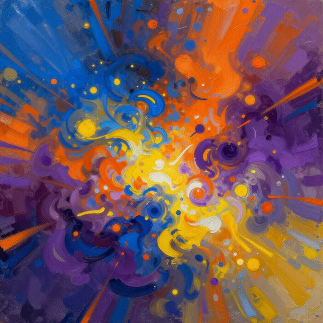 Uusi abstrakti alumiinitaulu 20 cm x 20 cm