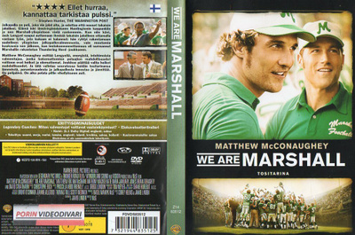 We Are Marshall	(10 114)	k	-FI-	DVD	suomik		matthew mc conau