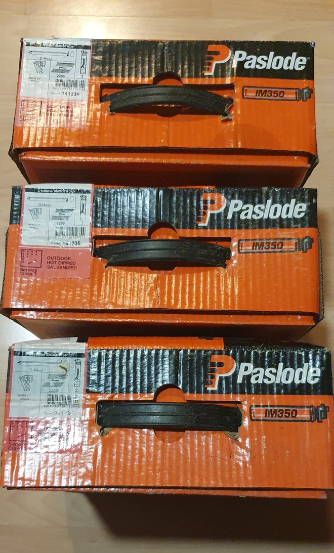 Paslode kuumasinkitty runkonaula 3,1*90  2200 kpl/pkt