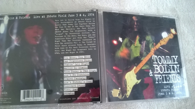 Tommy Bolin & Friends - Live At Ebbets Field 1974