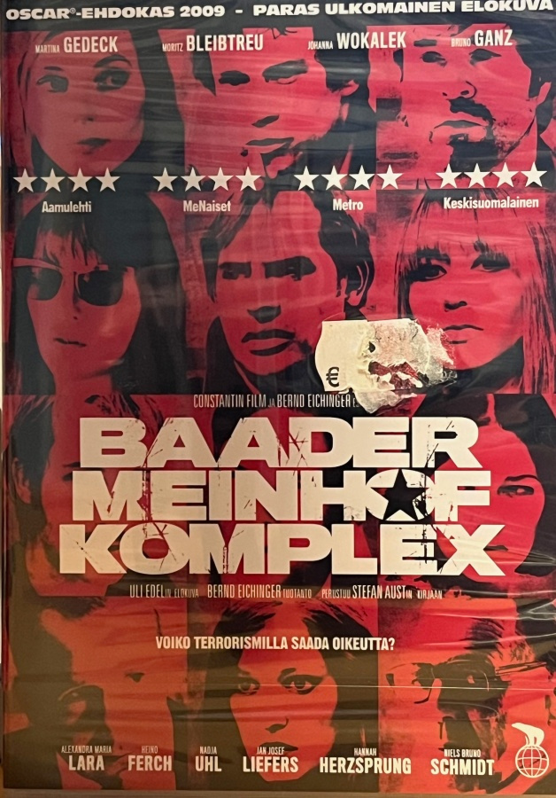 The Baader Meinhof Komplex (Uli Edel) UUSI Nordic DVD