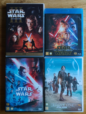 Star Wars - Neljän leffan Pack (Blu-Ray/DVD)