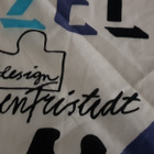 Borås Design Sven Fristedt Puzzle Huivi puuvillaa - pikkukuva 2