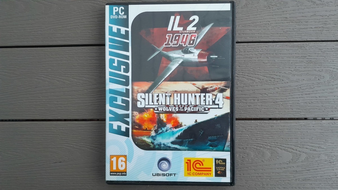 PC DVD: IL-2 Sturmovik:1946 + Silent Hunter 4 - Wolves Of Th