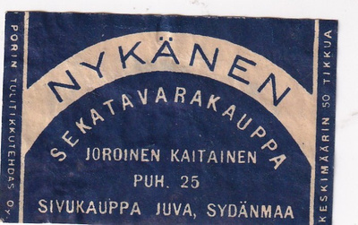 Joroinen, Kaitainen, Nykänen, 4/12