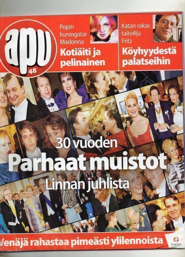 Apu n:o 48 2005 30 vuotta Linnan juhlia. Madonna. Sari Siika