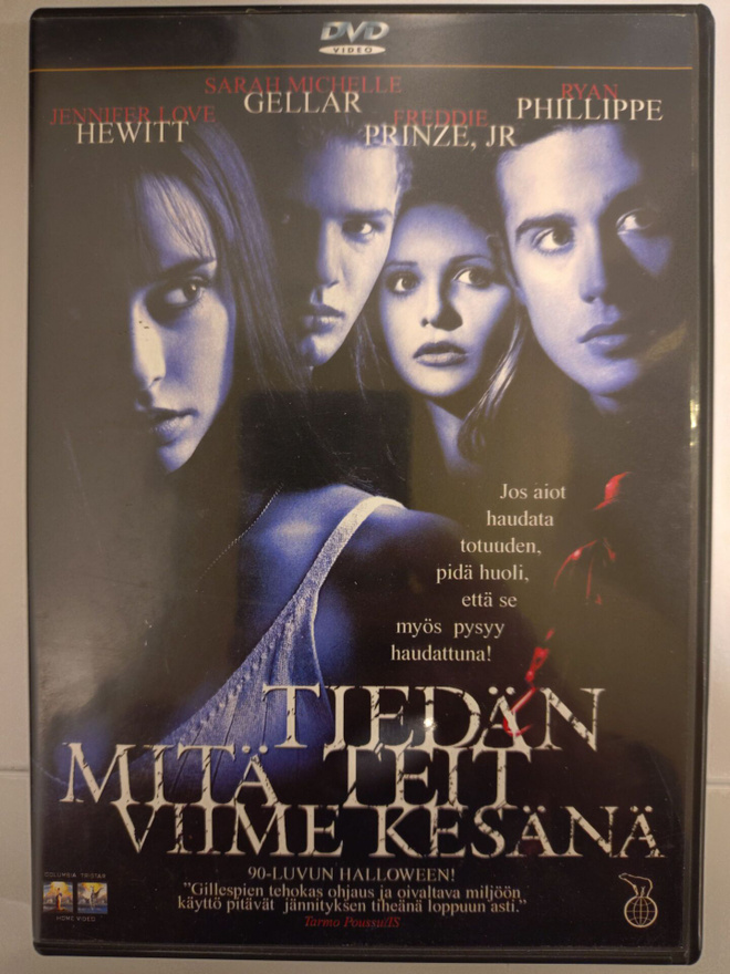 Tiedän mitä teit viime kesänä,  DVD Egmont