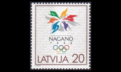 Latvia 474 ** Naganon olympialaiset (1998)