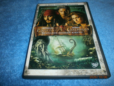 PIRATES OF THE CARIBBEAN KUOLLEEN MIEHEN KIRSTU  - 2DVD