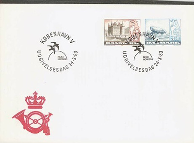 Tanska Mi 772-3 FDC