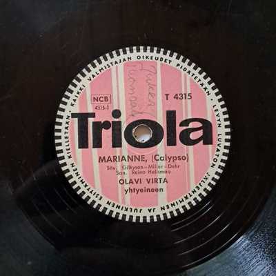 OLAVI VIRTA, MARIANNE, BANAANINLAST. LAULU, V.1957