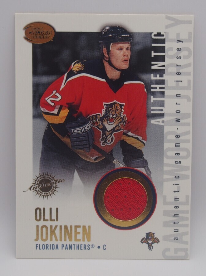 2002-03 Pacific calder Game-worn jerseys Olli Jokinen