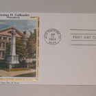 USA FDC Thomas H.Gallaudet- monumentti  Colorano "Silk" - pikkukuva 1