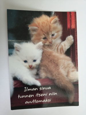 Ilman sinua tunnen itseni niin avuttomaksi