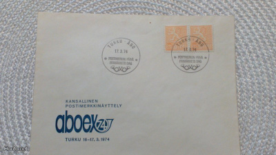 Kansallinen Postimerkkinäyttely Turku 16.-17.3.1974