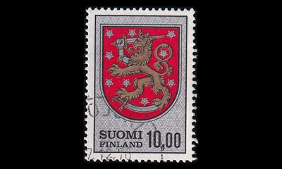 743x o Vaakuna 10 mk x-paperi (1974)
