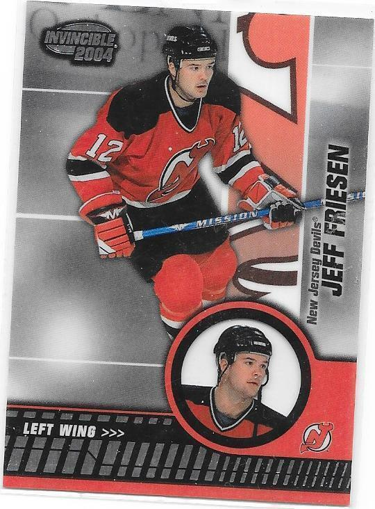 2003-04 Pacific Invincible #57 Jeff Friesen New Jersey