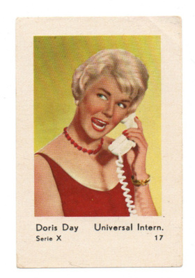 Hellas Jenkki Serie X n:o 17 DORIS DAY. Purukumikuva