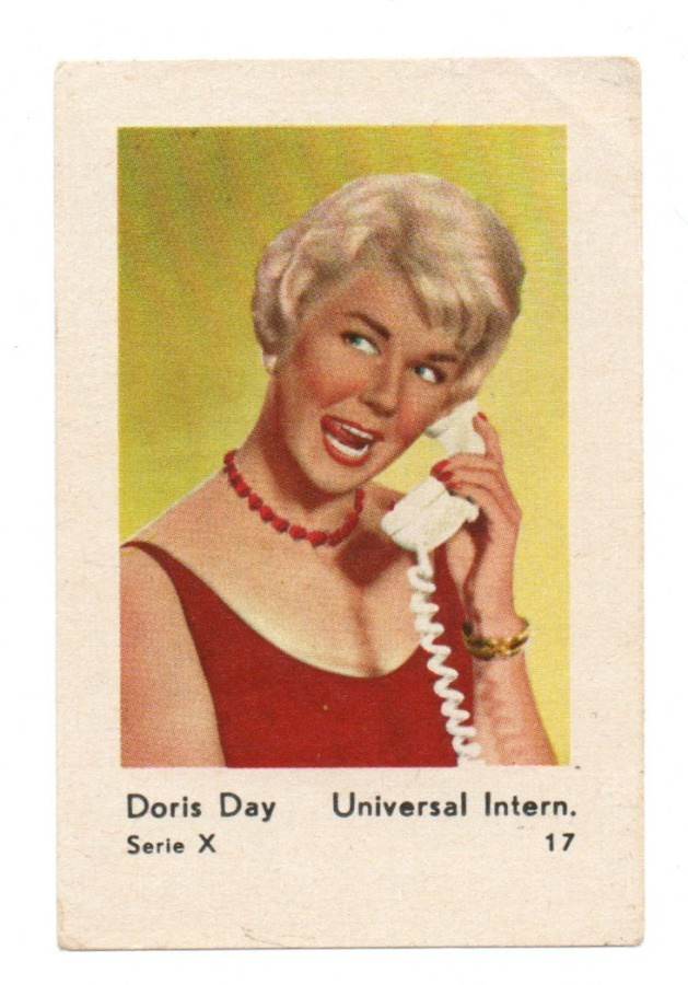 Hellas Jenkki Serie X n:o 17 DORIS DAY. Purukumikuva