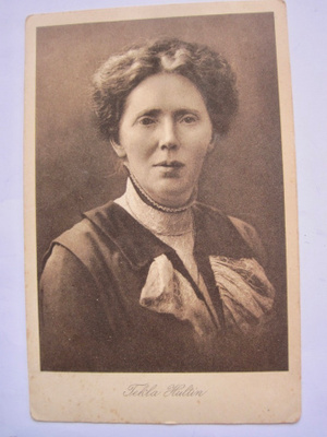 VANHA Postikortti Kansanedustaja Tekla Hultin n. 1920