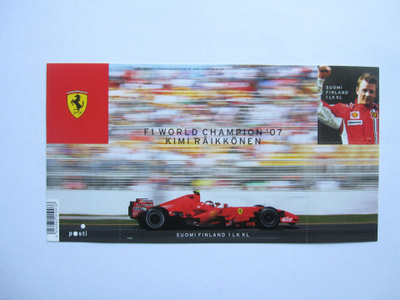 Kimi Räikkönen 2008 pienoisarkki LaPe BL53