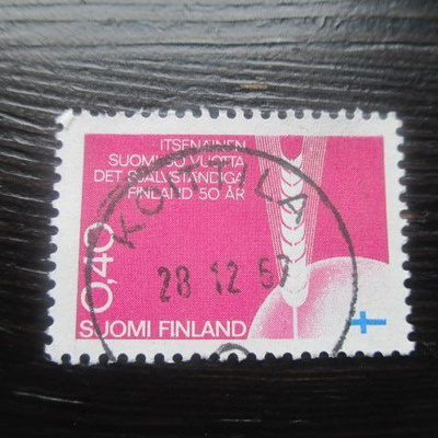 Itsenäinen Suomi 50 vuotta 0,40mk 1967