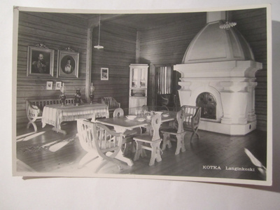 VANHA Postikortti Kotka 1950-l Alkup.Mallikappale